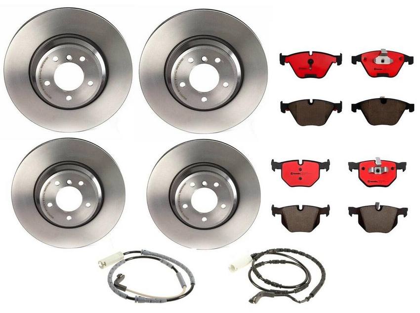 BMW Brembo Brake Kit - Pads &  Rotors Front and Rear (348mm/336mm) (Ceramic) 34356789445 - Brembo 1591577KIT